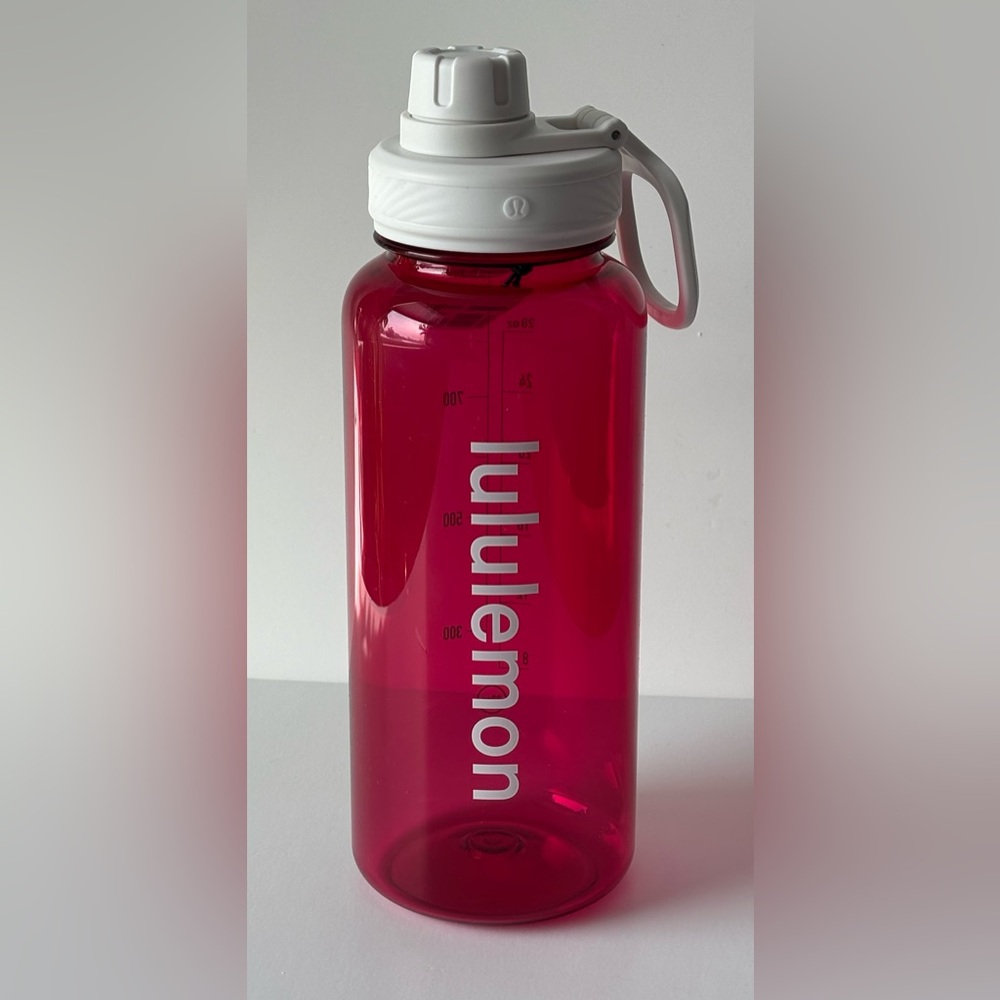 Lululemon Back to Life Clear Water Bottle 32oz | Pink| Flip Top | NWT 2/$45